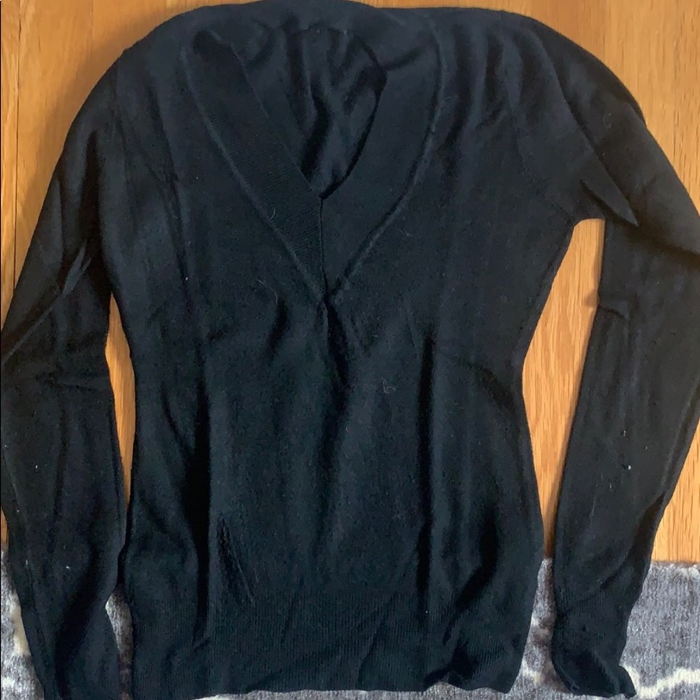 Black Vneck Sweater